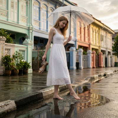 Девушка в Сингапуре