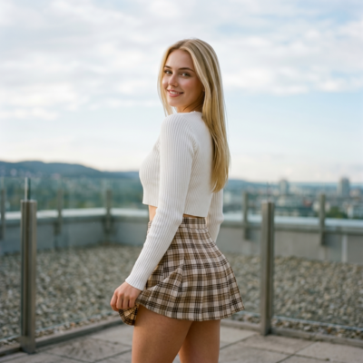 На крыше